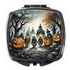 Caroline's Treasures Orcs Spooky Halloween Compact Mirror Decorative Travel Makeup Mirror for Women Girls Gifts Pocket Makeup Mirror Folding Handheld view 1