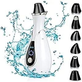 Blackhead Removal Pore Vacuum Face Nose Acne Extractor Cleaner Tool Upgraded Electric Adjustable Suction Power Probes USB Rechargeable Facial Skin Clean Kit for Women MenSafe, effective, painless, po