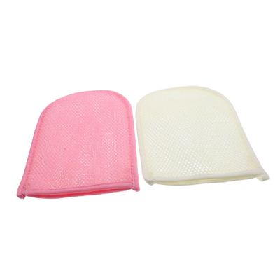 FRCOLOR 2pcs Exfoliating Bathing Gloves Body Wash Scrubber Mittens for Deep Cleansing and Gentle Exfoliation Safe for Skin for Shower Pink
