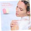 FRCOLOR 2pcs Exfoliating Bathing Gloves Body Wash Scrubber Mittens for Deep Cleansing and Gentle Exfoliation Safe for Skin for Shower Pink view 4