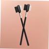Ipetboom 2pcs Wooden Handle Eyebrow and Eyelash Combs Set Dual Use Fine Pin Tool for Grooming Separating Lashes and Brows Essential Makeup Accessory for Women view 4
