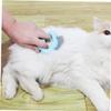 Happyyami 2pcs Pet Grooming Combs Wear-resistant Dog Massage Brushes Compact Design for Removal for Cats and Dogs Includes Cat Face Cloud Shape Combs view 3