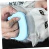 Happyyami 2pcs Pet Grooming Combs Wear-resistant Dog Massage Brushes Compact Design for Removal for Cats and Dogs Includes Cat Face Cloud Shape Combs view 4