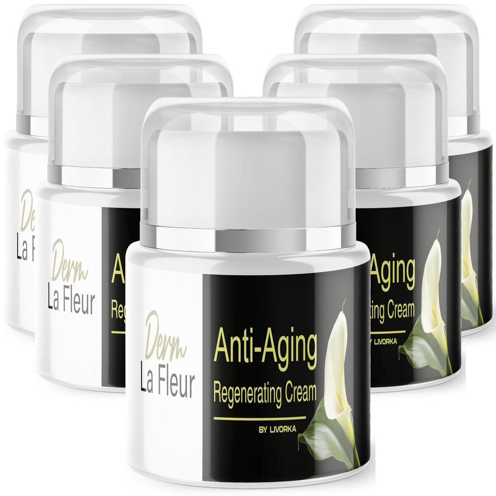 5 Pack- Derm La Fleur Cream - Derm La Fleur Anti-Aging Cream, Derm La Fleur 5 Bottle For 150 Days, Derm LaFleur Plus, DermLaFleur, Derm La Fleur Face Mask, Derm Lafleur Deluxe Anti Aging, DermLaFleur.