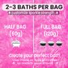 Stsfybaths Pink Grapefruit Shimmer Bath Bomb in A Bag - Handmade Essential Oil Scented Bath Bombs for Women,Kids and Men - Bulk Bathbomb Fizzies Perfect for Boys and Girls All Ages (Small, Pink) view 3