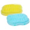 NOLITOY 2pcs Body Brush Silicone Scrub Brush for Shower Bath Exfoliating Spa Tool Soft Bristles view 1