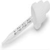 (120 Pack) 30ml Glass Dropper Bottles w/Measurements & Tamper Proof Lid | Clear Bottle & White Cap | Concentrate, Medicine, Makeup, Supplement or Oil Containers, 878221582485 view 3