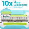 Gillette Venus Extra Smooth Razor for Women, Includes 1 Reusable Razor Handle + 4 Refills, 5-Bladed, Ergonomic No-Slip Gel Handle and Shower Holder, Holiday Gifts for Women view 4