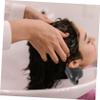 Amosfun Shampoo Bowl Neck Pillow Hair Washing Aid for Salons Silicone Neck Rest for Boys and Girls Adults view 2