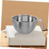 minkissy Stainless Steel Melting Bowl for Chocolate Cheese and Butter Material Dual Pour Spouts for Easy Use Kitchen Candle Making view 2