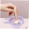 FOYTOKI 2pcs Makeup Brush Cleaner Bowl Rabbit Shaped Silicone Hanging Makeup Brush Cleaner view 4