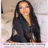 100 Percent Human Braiding Hair For Boho Braids Human Hair Braiding Hair Full Deep Wave Bulk Human Hair For Braiding Wet Wavy 100g 2 Bundles No Weft Braiding Hair Human Hair Extensions YNiSew view 2