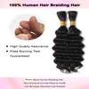 100 Percent Human Braiding Hair For Boho Braids Human Hair Braiding Hair Full Deep Wave Bulk Human Hair For Braiding Wet Wavy 100g 2 Bundles No Weft Braiding Hair Human Hair Extensions YNiSew view 4