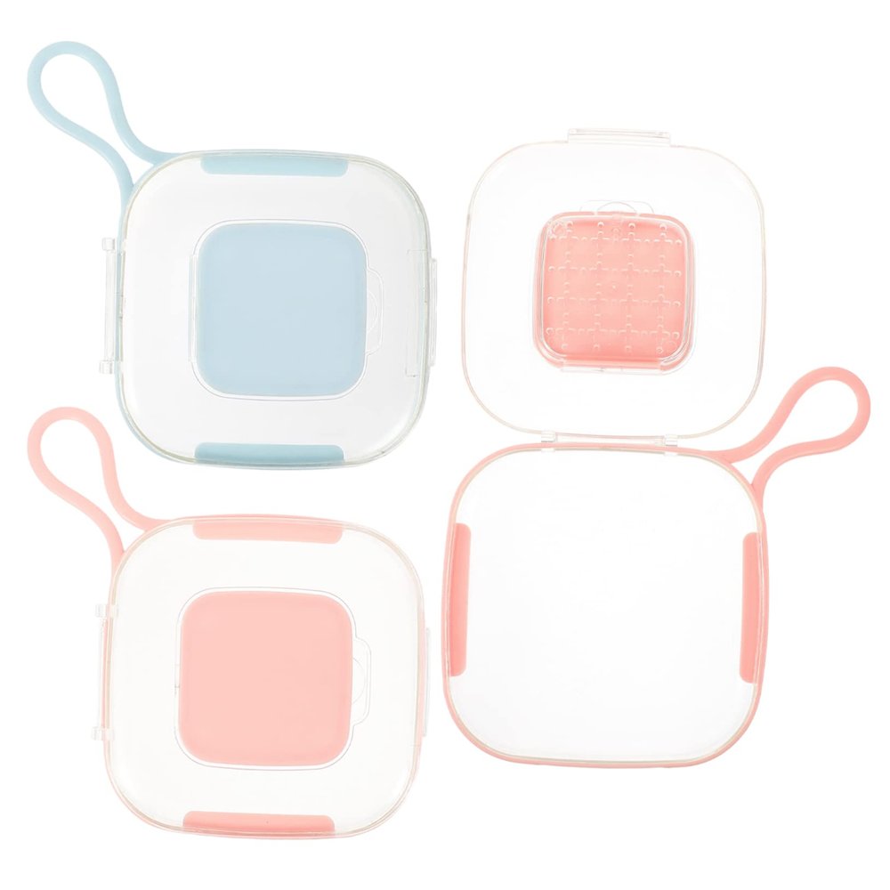 MAGICLULU Practical Portable Storage Box Lids Sealed Water-resistant Organizers for Jewelry Rings Earrings Hair Accessories Pantry Storage