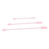 DECHOUS 3pcs Silicone Makeup Spatula Set for Cosmetics Lotion and Application Easy to Clean Non-stick Beauty Tools Pink for Skincare and Makeup Use view 1
