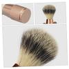 HAKIDZEL Men's Soft Bristle Nylon Shaving Brush Portable Beard and Mustache Grooming Tool for Travel Lightweight and Compact for Home and Outdoor Use view 3