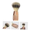HAKIDZEL Men's Soft Bristle Nylon Shaving Brush Portable Beard and Mustache Grooming Tool for Travel Lightweight and Compact for Home and Outdoor Use view 4