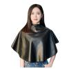 DHNDSDP Hair Colouring Shawl Apron Leather Short Hair Shawl Water proof Mini Hairdressing Shawl Shampoo Bib for Hair Colouring Shampoo Perming Care(Black) view 1