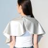 DHNDSDP Hair Colouring Shawl Apron Leather Short Hair Shawl Water proof Mini Hairdressing Shawl Shampoo Bib for Hair Colouring Shampoo Perming Care(Black) view 2