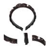 WOFASHPURET Headband for Women Hair Accessory Faux Braid Design Elegant and Stylish Hair Band for Various Outfits Deep view 2