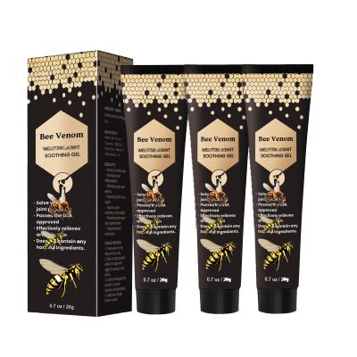 ETUIH Bee Venom Gel Joint and Bone TherapyNew Zealand Bee Venom Professional GelSoothing Provides for Neck,Waist,Back Hand Feet and Leg (3PCS)