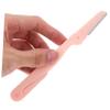 FOMIYES 3pcs Professional Eyebrow Razor Stainless Steel Abs Eyebrow Shaper Light-Weight Design for Travel Home Use view 3