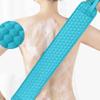 Back Brush Body Brush, 1PCS 30 inch Back Scrubber Massage Brush, Scrubber Brush for Body Back Exfoliating Bath with 2 Handles, Shower Washing Aid for Removing Dead Skin Summer Sweat (Blue) view 2