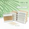 1500 pcs Cotton Swabs, Include 1000-Count Precision Cotton Swabs & 500 ct Gun Cleaning Swabs view 2