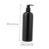 Ciieeo 4pcs Reusable Empty Lotion Bottles Shampoo Dispenser Bottle Pump Liquid Container Bathroom Easy to Clean view 3