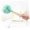Mikinona 3pcs Ergonomic Long Handle Bath Balls Bath Flower Towels Body Brush for Shower Cleaning and Exfoliating view 4