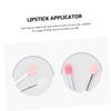 MAGICLULU 9pcs Silicone Lip Brush Portable Makeup Applicators for Lip and Masks Soft Head Brushes Pink and Watermelon Red for Travel and Everyday Use view 3