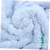 Beaupretty Microfiber Hair Towel Wrap for Women Super Absorbent Quick Drying Turban for Thick Curly Hair Easy to Use Cloud Velour Drying Hat for Bath Sky Blue view 4