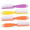 Beaupretty 4pcs Handle Nail Cleaner Brush Plastic Scrubbing Tool for Nail Makeup Soft Bristles for Easy Dust Removal Random Pattern Design for Personal Salon Use view 2
