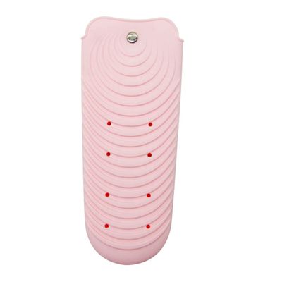 Mikinona Silicone Heat Resistant Pouch for Hair Tools Non-Slip Mat for Curling Irons Straighteners Portable Insulation Bag for Home Travel Use Durable