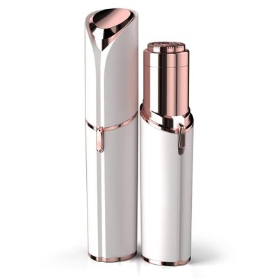 Facial Hair Remover for Women - as Seen on TV Painless Face Shaver - Electric Hair Removal Device for Face Lips Peach Fuzz with Light (White)