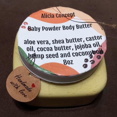 Alicia Concept Scented Shea Body Butter, 8 Ounce (Pack of 1)