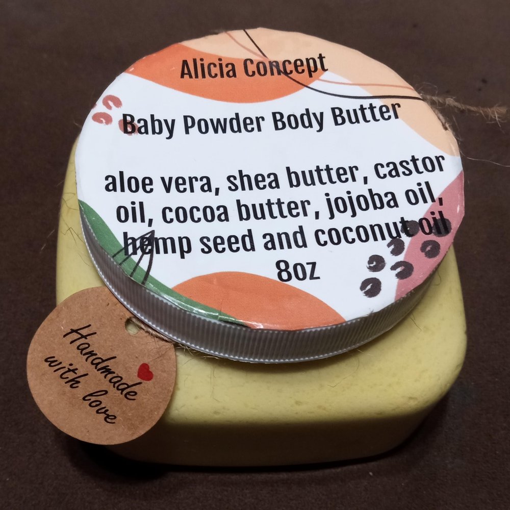 Alicia Concept Scented Shea Body Butter, 8 Ounce (Pack of 1)