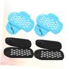 minkissy 2pairs Women Moisturizing Foot Care Socks Comfortable Socks for Spring Autumn Breathable Spandex for Flats Heels Dance Shoes Black view 2
