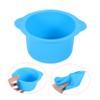 Beatifufu Hair Removal Wax Warmer Liner High Temperature Resistant Silicone Bowl for Easy Waxing Mixing Capacity Non-stick Waxing for Smooth Skin view 4