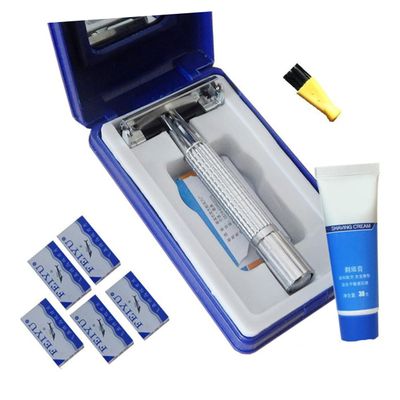 FOMIYES Shaving Machine Double-sided Razor Men's Shaving Face Razor Manual Razor, 1 Count (Pack of 1)