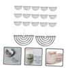 Mikinona 50pcs Human Hair Extensions Shield Guards Scalp Protector Heat Insulation view 2