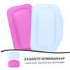 FRCOLOR 2pcs Bath Pillow for Bathtub Suction Cup Neck and Head Support Soft PVC Accessory for Relaxing Baths Random Color Durable and Non-Slip Design view 2