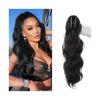 Ponytail Extension Pony Tail Hair Extension, 24" Long Body Wave Ponytail Extensions Claw Clip in Fluffy Curly Ponytail Heat Resistant Synthetic Hair Pieces for Women Ponytail Hairpiece for Women ( Co view 1