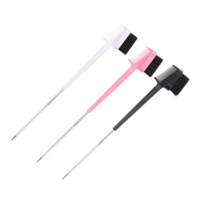 NOLITOY 3pcs Eyebrow Comb Mascara Brush Lashes Natural Look Spoolies Teasing Comb Detangler Brush