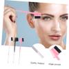 NOLITOY 3pcs Eyebrow Comb Mascara Brush Lashes Natural Look Spoolies Teasing Comb Detangler Brush view 3