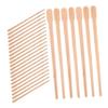 NOLITOY 100pcs Wax Kit for Hair Removal Wooden Spatula Wax Sticks Body Hair Waxing Applicator view 1