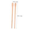 NOLITOY 100pcs Wax Kit for Hair Removal Wooden Spatula Wax Sticks Body Hair Waxing Applicator view 3