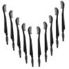 FOMIYES 10pcs special comb lash comb Makeup Accessory eyelash tool eyebrow brush Eyelash brush tool separating tool cosmetic women's products double head, 13.00X1.40X1.00CM, Black view 1