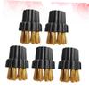 minkissy 5pcs Multi-Purpose Bronze Brush for Household Appliance Cleaning Steam Cleaner Attachments for Home Use Sturdy and Versatile Tools for Precision Cleaning view 4