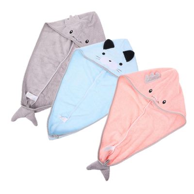 NOLITOY 3pcs Microfiber Hair Drying Towel Cap Fast Drying Comfortable for Hair Types